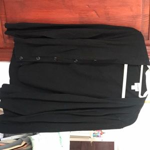 Black cardigan with buttons